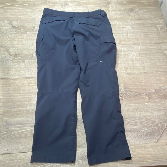 5.11 Tactical Mens Navy Blue Cargo Pants Size 36x34 Work Utility Outdoor - Picture 6 of 11